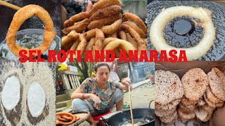 Aaja Sel Roti Ra Anarsa Pani Banayera KhaiyoTihar Vlog tiharselrotianarsafestivalaasamethuli [upl. by Terina]