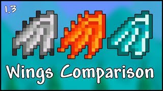 All Wings Comparison and Tier List  Terraria 13 [upl. by Aiuhsoj]