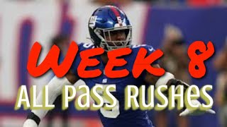 Kayvon Thibodeaux Week 8 All Pass Rushes [upl. by Fawcett]