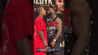 Gervonta Davis STEPS to Frank Martin in HEATED first face off at press conference [upl. by Ivey]