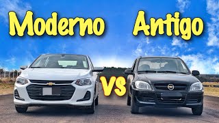 ONIX 10 VS CELTA 10 VHCE ANTIGO VS MODERNO QUAL ASPIRADO ANDA MAIS  DRAG RACE [upl. by Eydnarb]