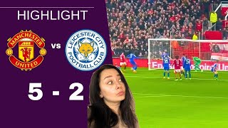 Manchester United vs Leicester Highlights [upl. by Neale]