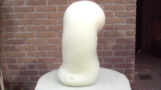 Chemistry experiment 22  Elephants toothpaste scaled up [upl. by Coucher619]