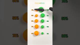 Orange vs Green very satisfying Color Mixing colormixing art [upl. by Pietro]