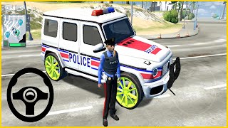 4X4 Jeep Polis arabası oyunu 4K 35  Police Sim 2022 Game  Polis oyunu 4K Android Gameplay 2024 [upl. by Eusassilem187]