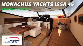 Monachus Yachts Issa 45 2020 Features Video  By BoatTESTcom [upl. by Sucramrej]