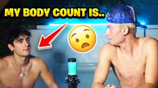 Bryce Hall Reveals His Body Count 😱 [upl. by Mccord355]