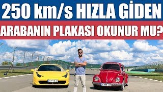 250 kms Hızla Giden Arabanın Plakası Okunur Mu  Denedik [upl. by Ebeohp]