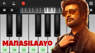 Manasilaayo  Vettaiyan  Easy Piano Tutorial  Anirudh  Rajinikanth [upl. by Harod316]