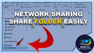 Configure Network Sharing Between Two PCs  Windows Tutorial [upl. by Aketahs]