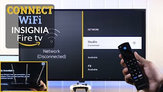 Insignia Smart TV How To Connect To The Internet WiFi Setup [upl. by Anomar]