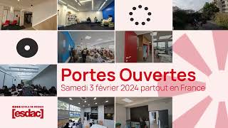 Portes Ouvertes ESDAC  Ecole de Design [upl. by Olimreh200]