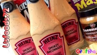 HEINZ Sauce Smokey Baconnaise  Produit Américain [upl. by Christabella]