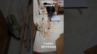 Cement taza cupboard work in cuttack [upl. by Rusell]