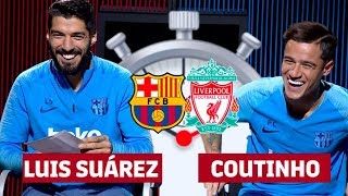 7 SECOND CHALLENGE BARÇALIVERPOOL  Luis Suárez amp Coutinho [upl. by Henricks]