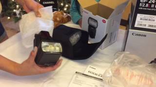 2016 Canon Speedlite 600EX IIRT Unboxing  47999 [upl. by Aloiv60]