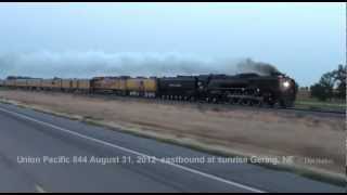 Union Pacific 844 to the Nebraska State Fair [upl. by Ergener]