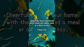 Cheerfully share  Gods word of encouragement bible jesus christ christian [upl. by Eniahs]