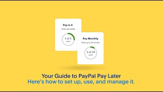 PayPal Pay Later How to Set up Use and Manage [upl. by Gamber419]