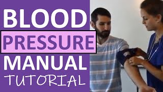 How to Take a Blood Pressure Manually [upl. by Annaeg]