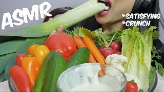 ASMR Veggie Platter EXTREME CRUNCHY EATING SOUNDS No Talking  SASASMR [upl. by Triplett]