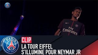 LA TOUR EIFFEL SILLUMINE POUR NEYMAR JR [upl. by Attoynek]