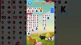 Klondike Patience Solitaire Card Game for Seniors [upl. by Yehtomit]