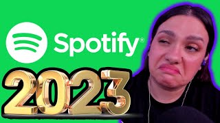 LOS 50 DISCOS MAS ESCUCHADOS DEL AÑO 2023 EN SPOTIFY  REACCIÓN [upl. by Ydnyc905]