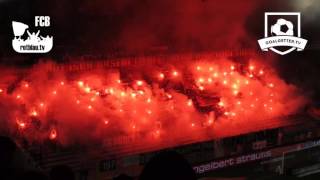 Sa 29092015  FC Basel  FC Lugano 31  Intro der Muttenzerkurve [upl. by Arahk]