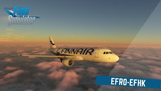 Microsoft Flight Simulator 2020  Rovaniemi EFRO  EFHK Helsinki FenixV2  GSX [upl. by Nitsua]