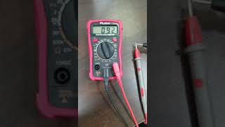 Checking probesContinuity with Plusivo Digital Multimeter [upl. by Shrier]