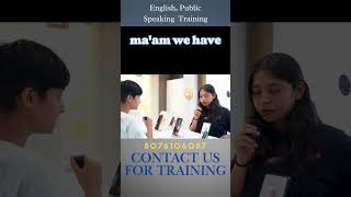 Training at Mobile Shop  English speaking classes english englishspeaking publicspeaking [upl. by Nednarb]