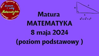 Zadanie 4 Matura z matematyki 8 maja 2024 Liczba log√3 9 jest równa [upl. by Ilesara331]