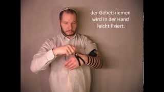 Tefillin tutorial deutsch achkenasi version [upl. by Etteiram]