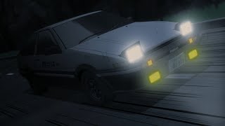 AE86 VS EG6 inital d Takumi vs Shingo Blender animation [upl. by Nemzzaj]