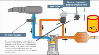 Principle of Exhaust Gas Recirculation EGR [upl. by Burkhardt369]