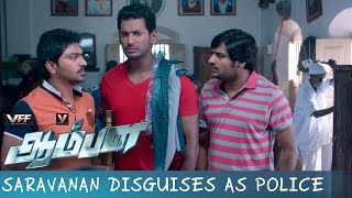 Alavandhan Explains The Situation  Aambala  Movie Scenes  Vishal  Sundar C [upl. by Niuqaoj]