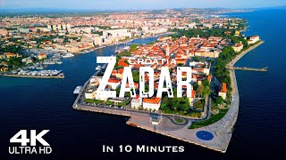 ZADAR 🇭🇷 Drone Aerial 4K  Croatia Hrvatska Dalmatia [upl. by Nolava]