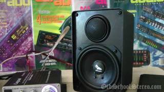 Old School Car Audio Bookshelf Speakers DIY Audiophile Project [upl. by Tressia856]