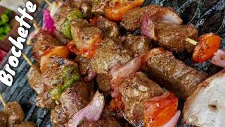 Excellente recette des brochettes de viande de bœuf [upl. by Natanhoj646]