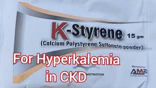 KStyrene Calcium Polystyrene Sulfonate in the Treatment of Hyperkalemia in Chronic Kidney Disease [upl. by Atsiuqal]