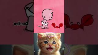 This is supposed to hurt😰😥shorts catvideos awareness trollcat3 [upl. by Shaddock]