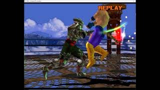 tekken 3 yoshimitsu playthrough arcade mode hd [upl. by Drusilla284]