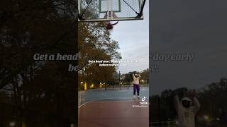 Get A Head Start Begin Your Day Early basketball motivationalvideo [upl. by Htebazie]