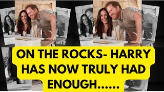 HARRY HAS HAD ENOUGH  ON THE ROCKS meghanmarkle princeharrry meghan [upl. by Ynahpit]