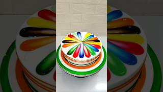 Cake Maker And Mango Cake Design Multi Colour Cake shorts cake youtube shortsfeed food art [upl. by Adnahsor8]