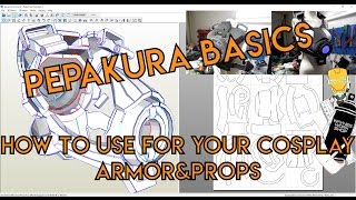 Pepakura basics how to use for your foam cosplay armor and props [upl. by Fanchon]