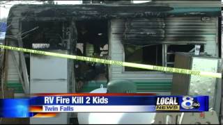 House fire kills 2 children in Twin Falls [upl. by Derfnam501]