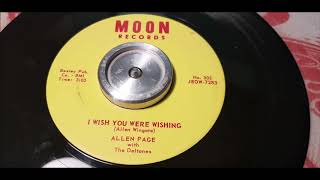 Allen Page  I Wish You Were Wishing  1958 Teen  MOON 302 [upl. by Letnoj]