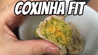 RECEITA DE COXINHA CREMOSA FIT  VLOG CULINÁRIO [upl. by Hayyim]